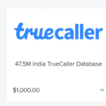 Violazione dati TrueCaller – 47,5 milioni di record TrueCaller indiani in vendita nel Dark Web