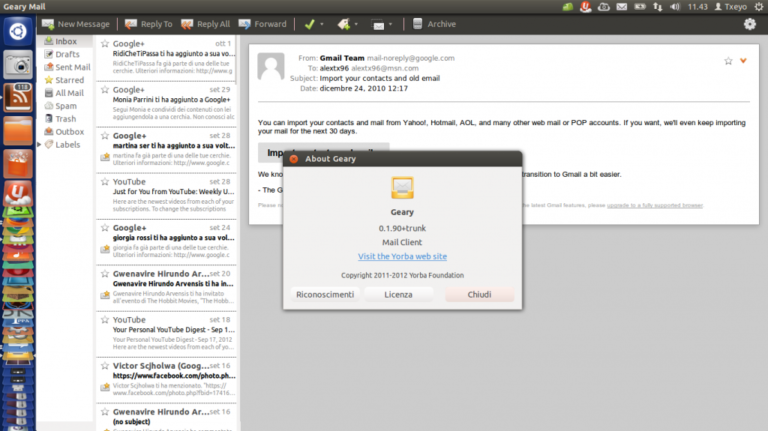 Email Client Open Source Geary ha bisogno del tuo aiuto