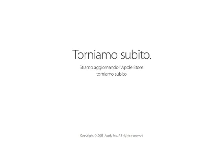 Apple Store offline per l’arrivo di Watch