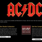 AC/DC, discografia su iTunes