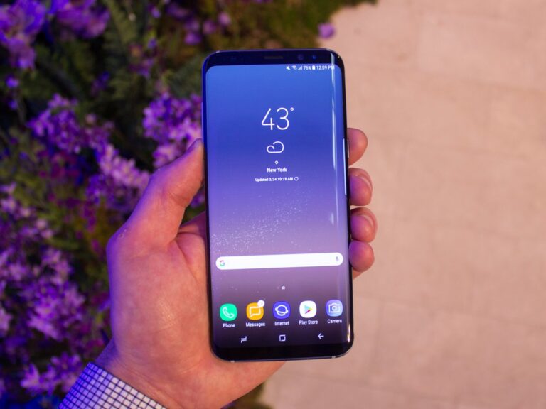 Samsung Galaxy S8 LIVE batteria ore 7.00