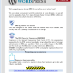 Email false di “Aggiornamento DNS” indirizzate ai proprietari e agli amministratori di siti web