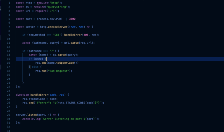 Come creare un semplice NodeJS Rest API con il modulo HTTP