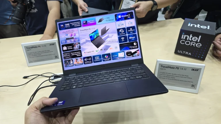 L’ultraportatile che (forse) non ti aspetti: Acer TravelMate P6 14 AI, il chilo di potenza