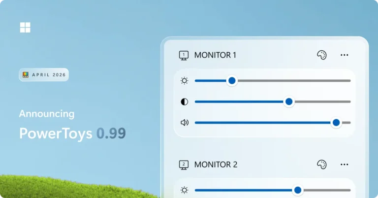 PowerToys 0.99: Grab And Move, Power Display e miglioramenti a Command Palette