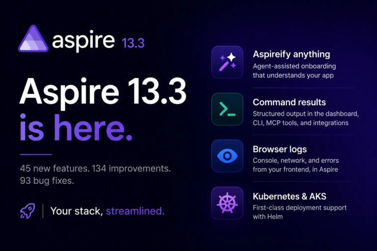 .NET Aspire 13.3: tutte le novità della release