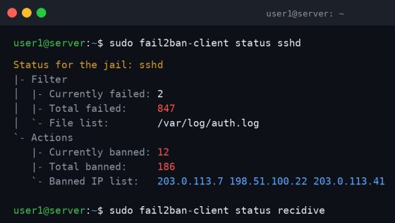 Fail2ban su Linux: guida completa per proteggere il server dagli attacchi brute-force
