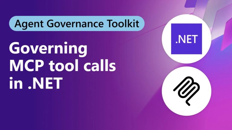 Governare le chiamate MCP in .NET con l’Agent Governance Toolkit
